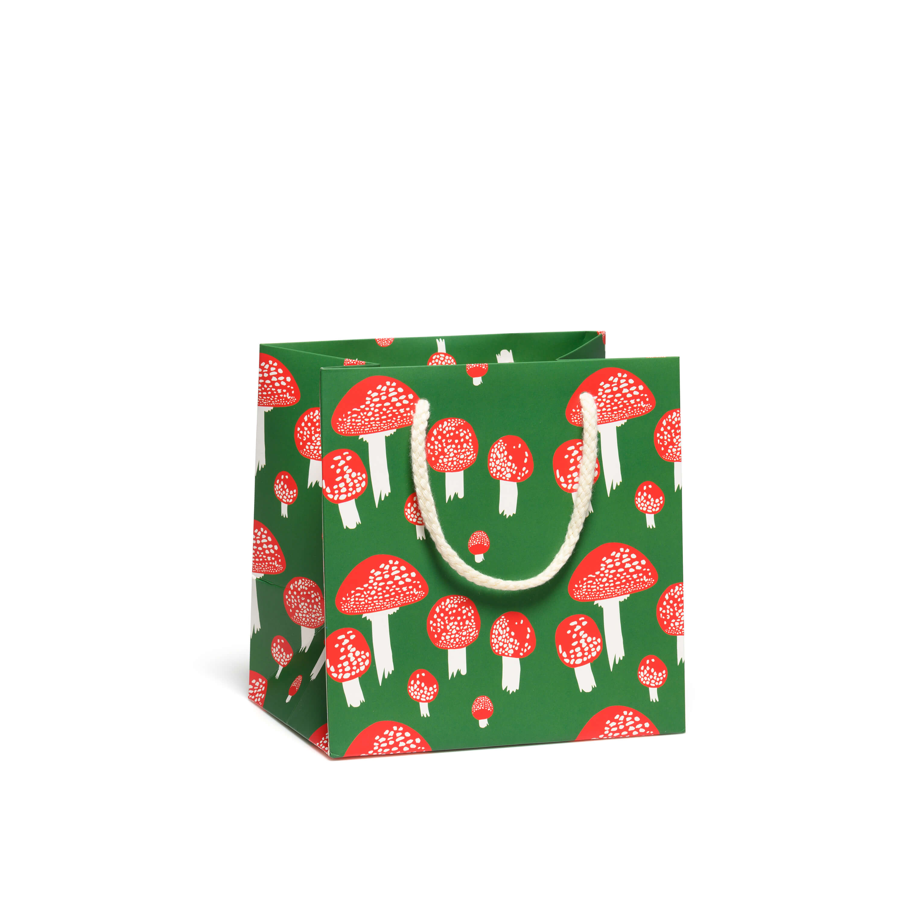 Festive Mushrooms small gift bag Small