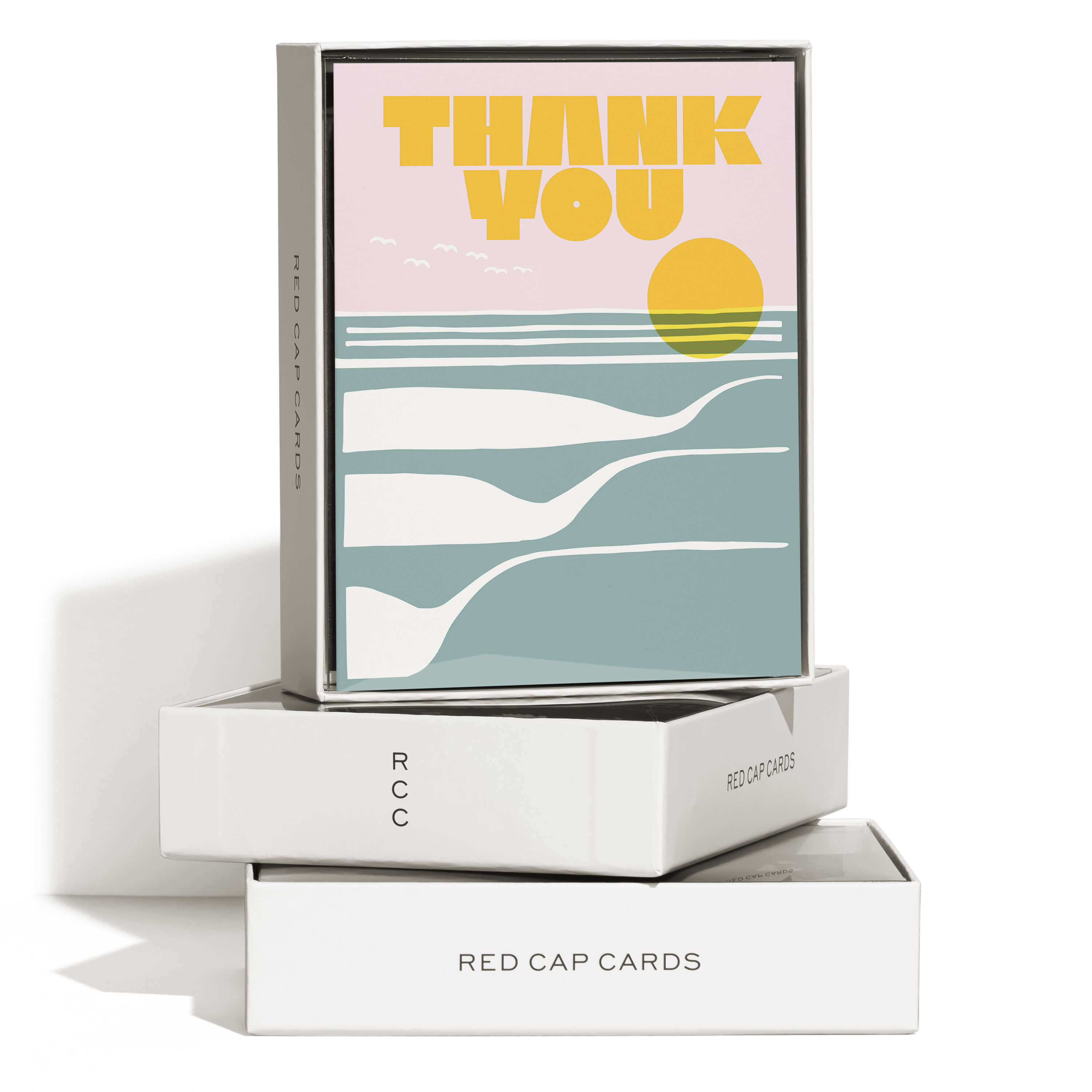 Lpre Card Ocean Sunset greeting card – Red Cap Cards