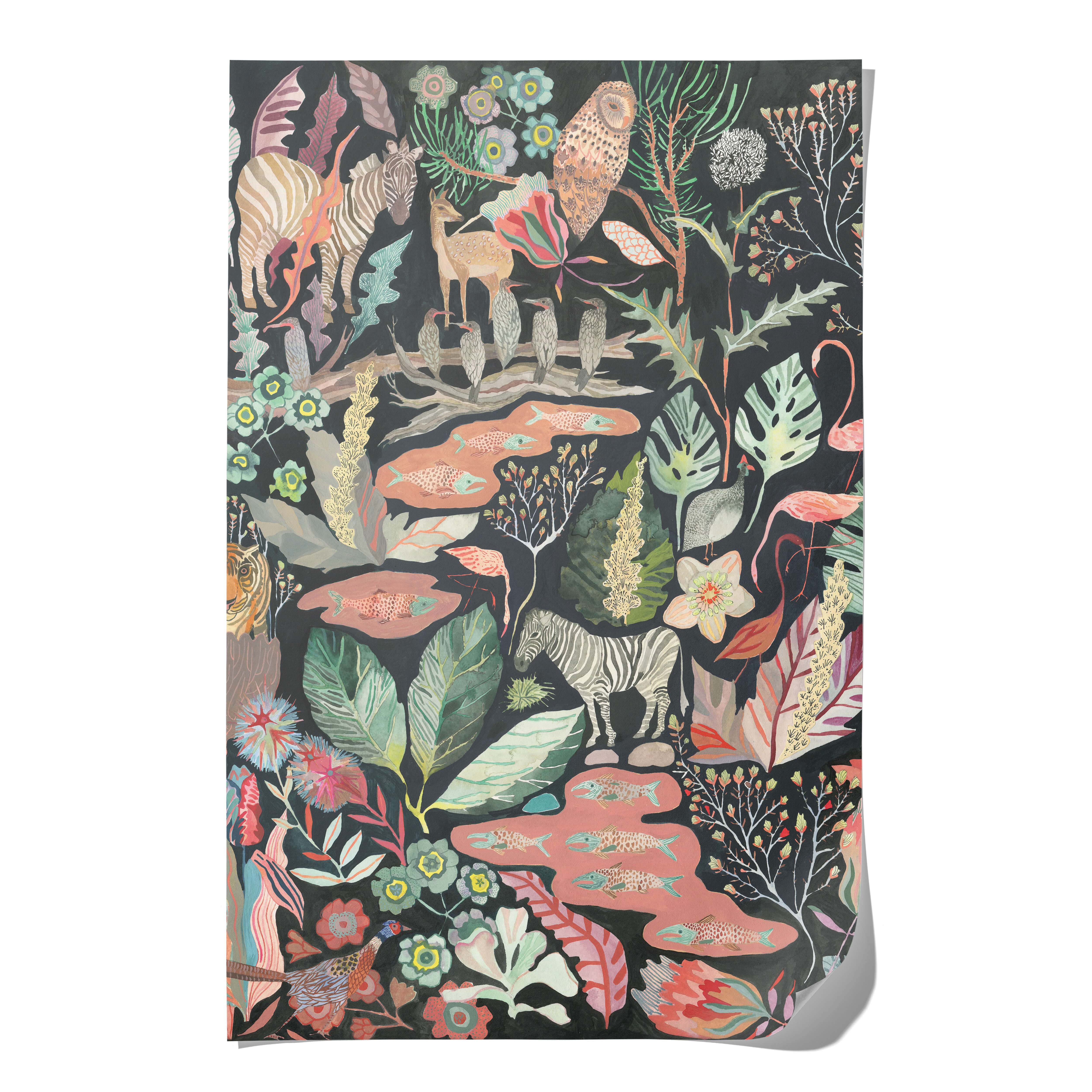 Habitat wrapping paper Single