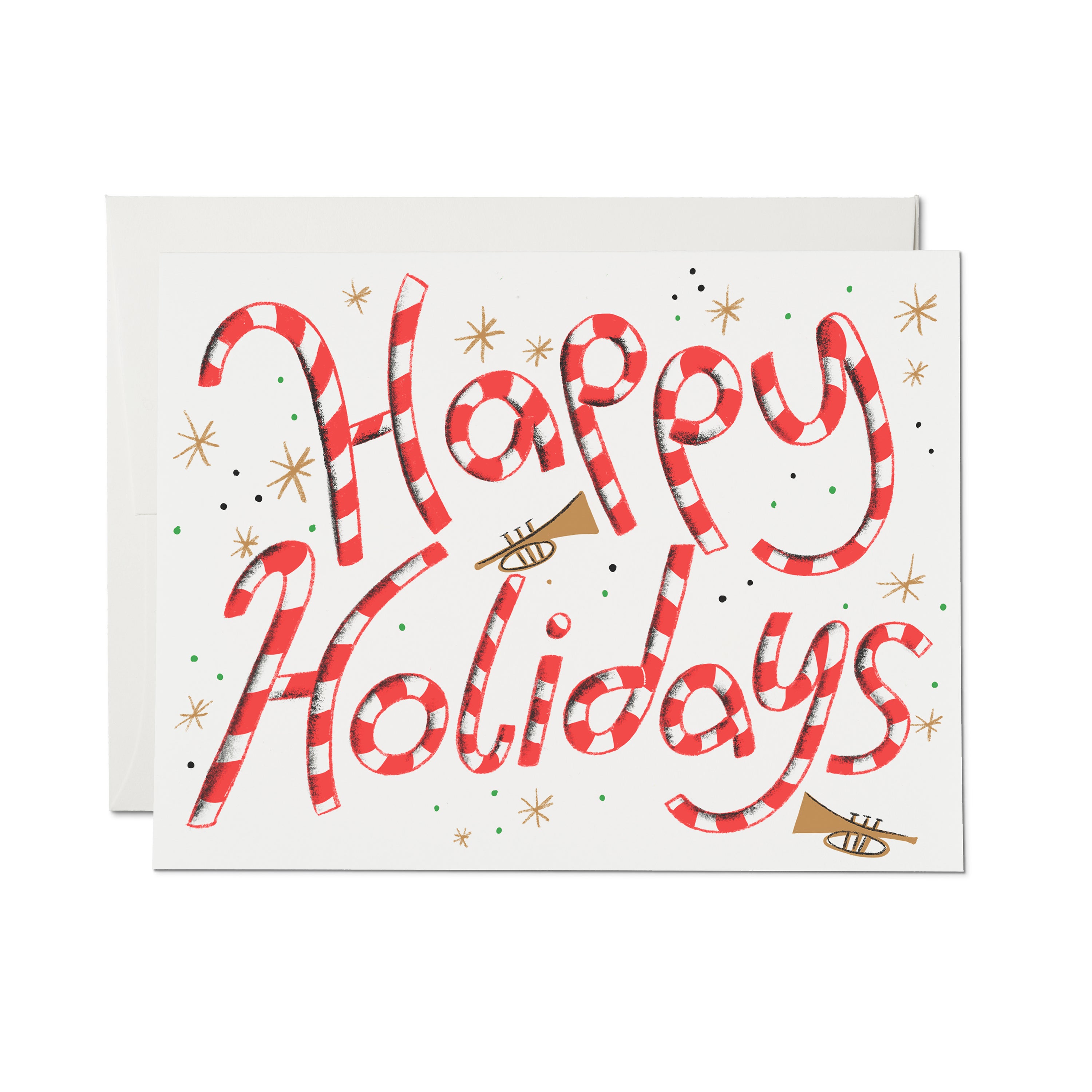 Candy Cane Holidays greeting card