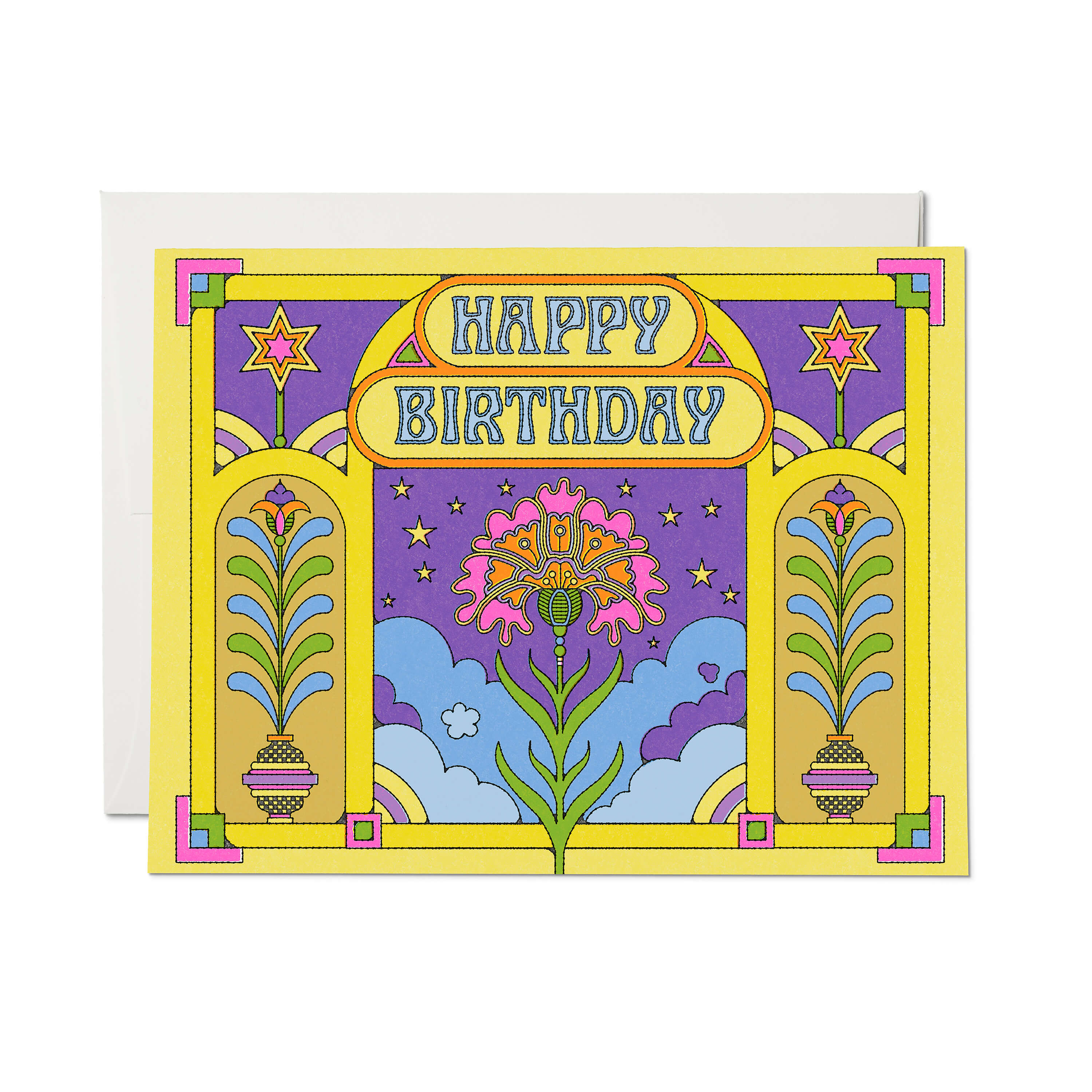 Happy Colors greeting card Single