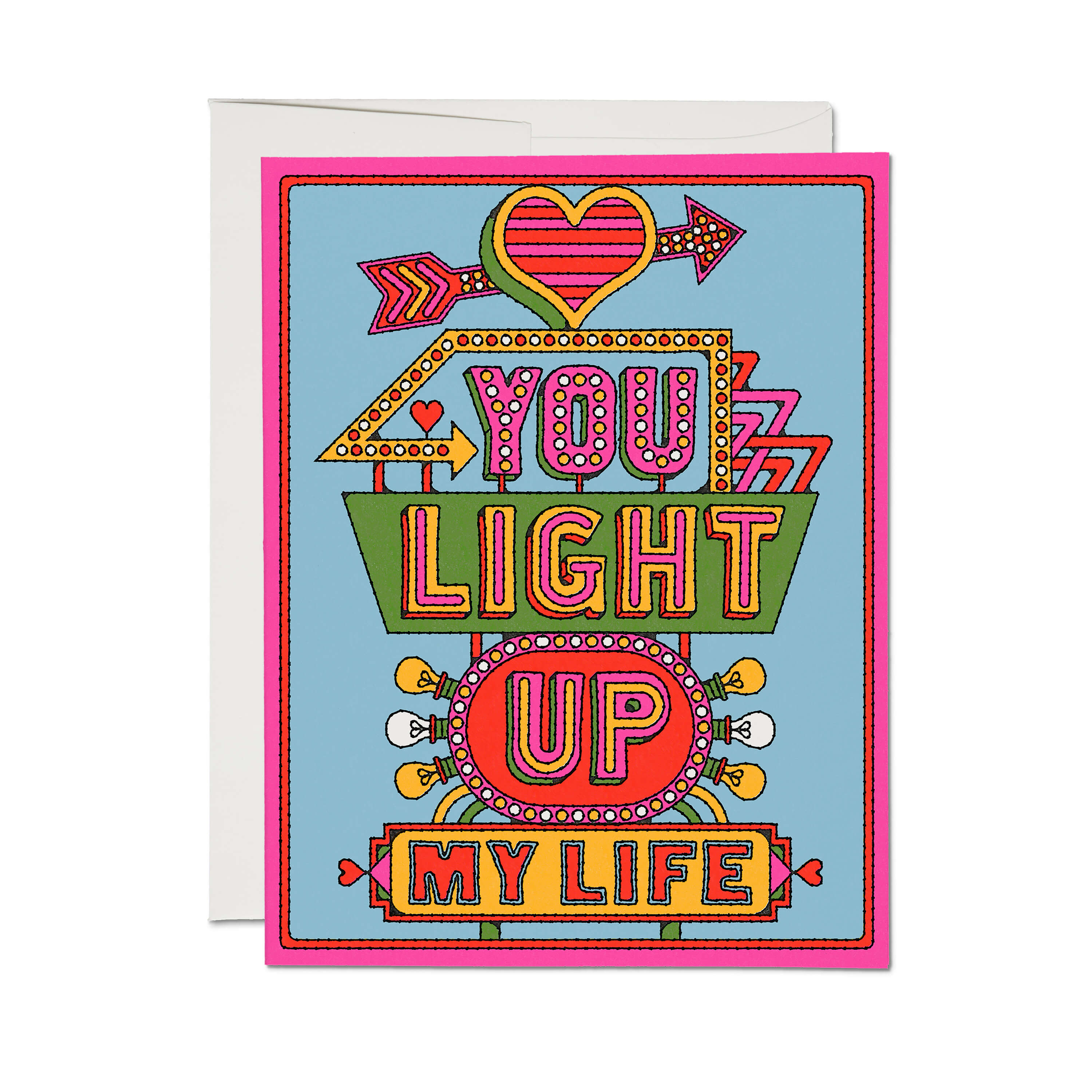 Light Up My Life greeting card Single