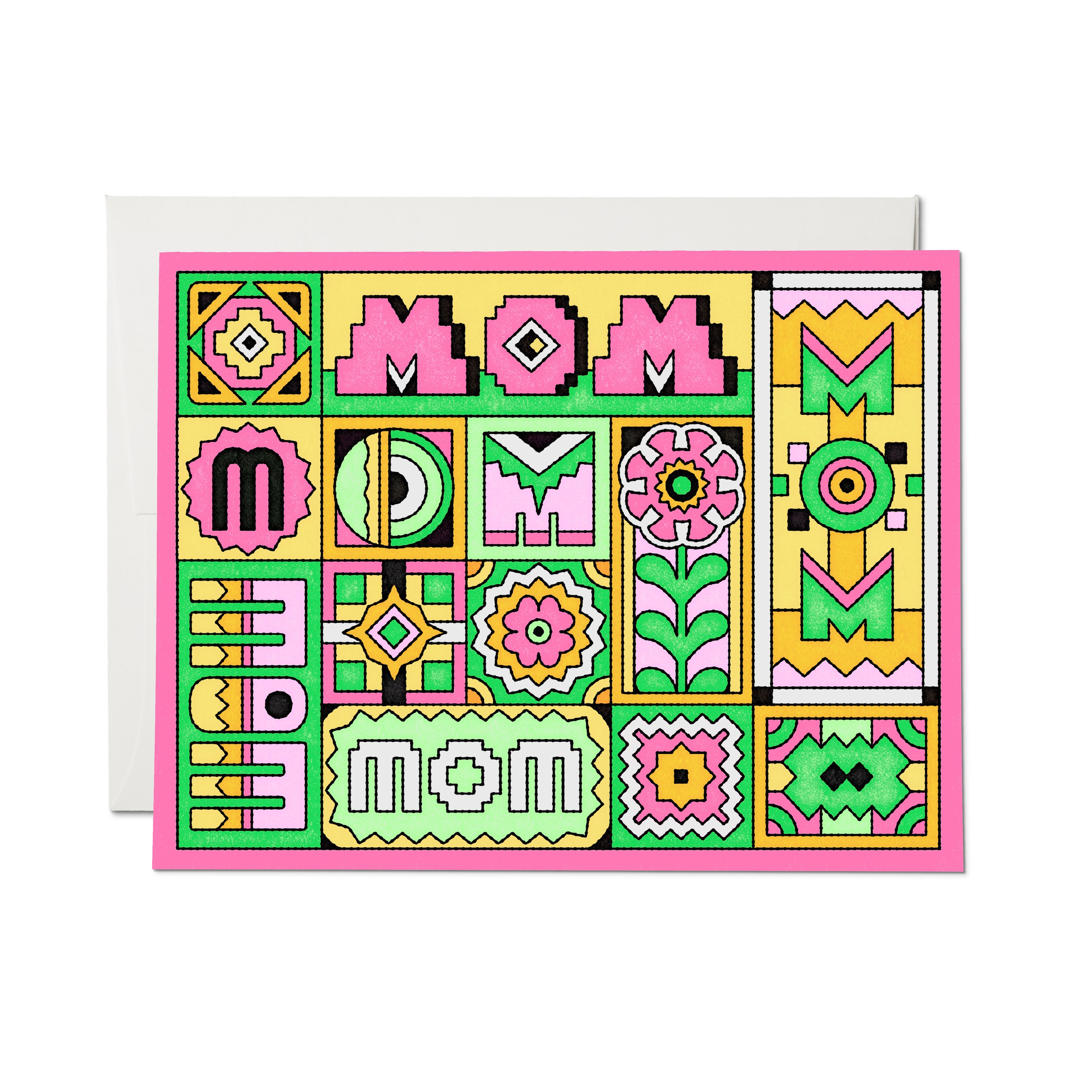 Deco Mom greeting card Single