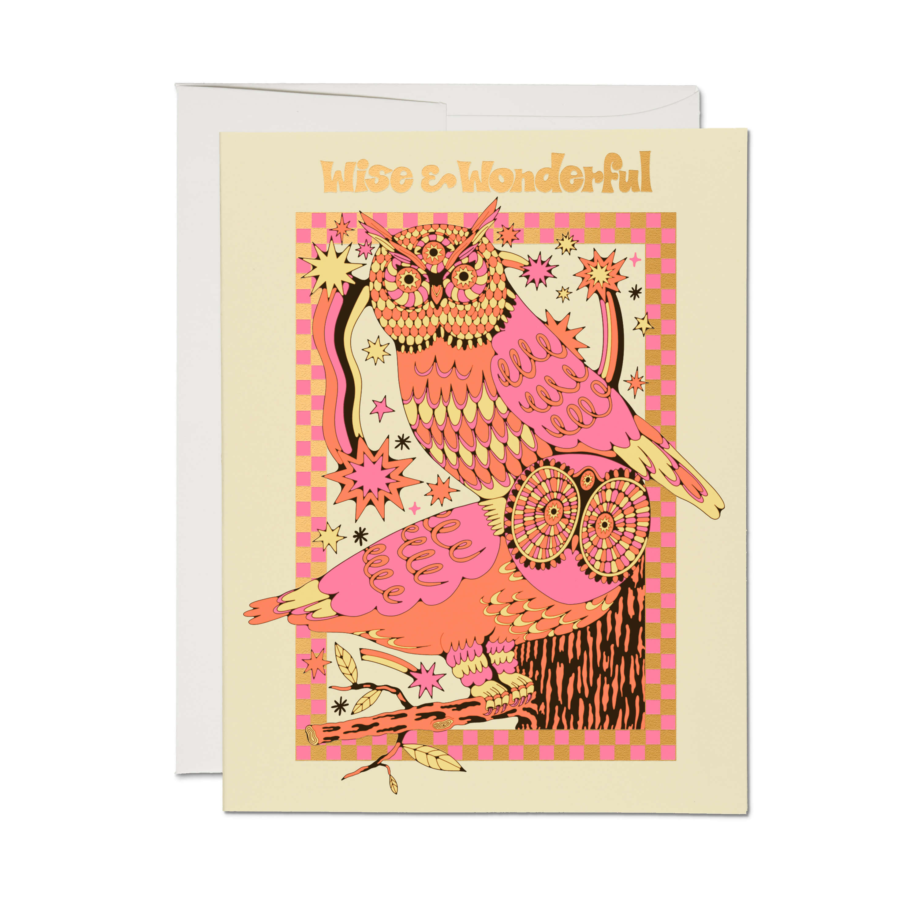 Wise and Wonderful greeting card Single