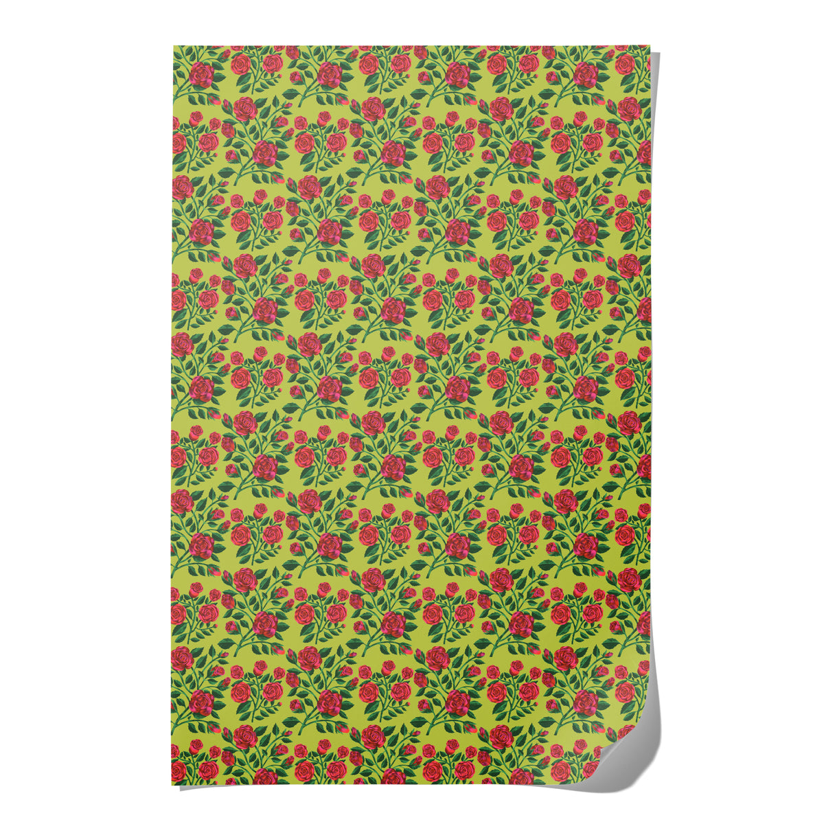 Grateful Roses wrapping paper