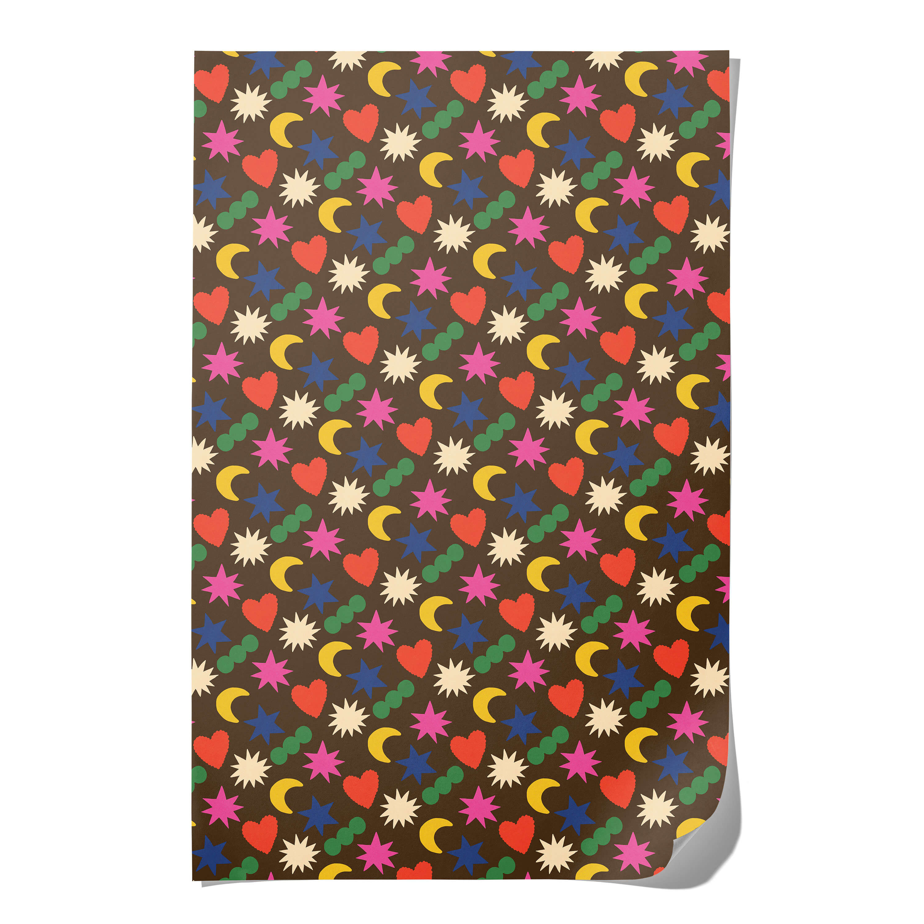 Rainbow Charms wrapping paper Single