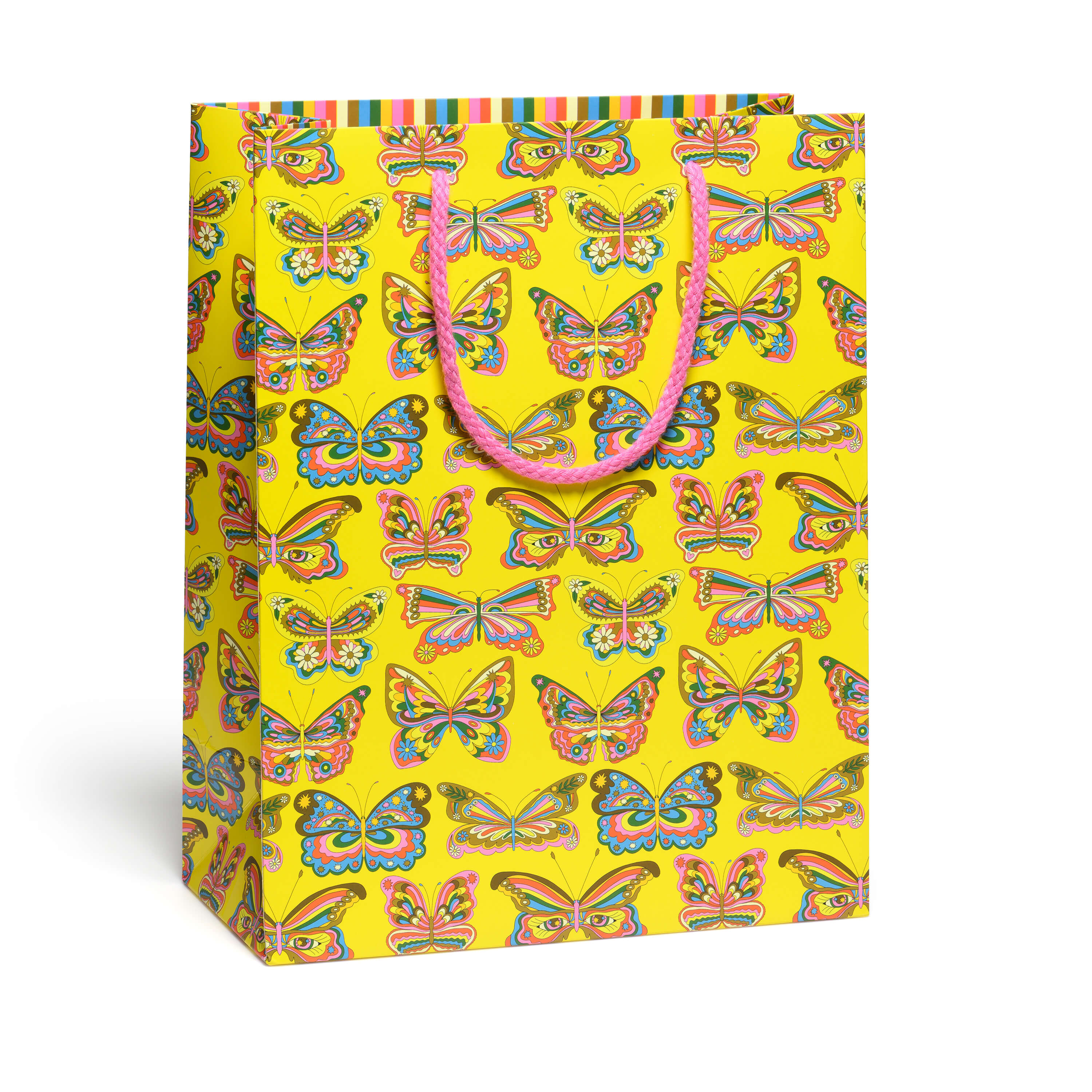 Psychedelic Butterfly large gift bag Large