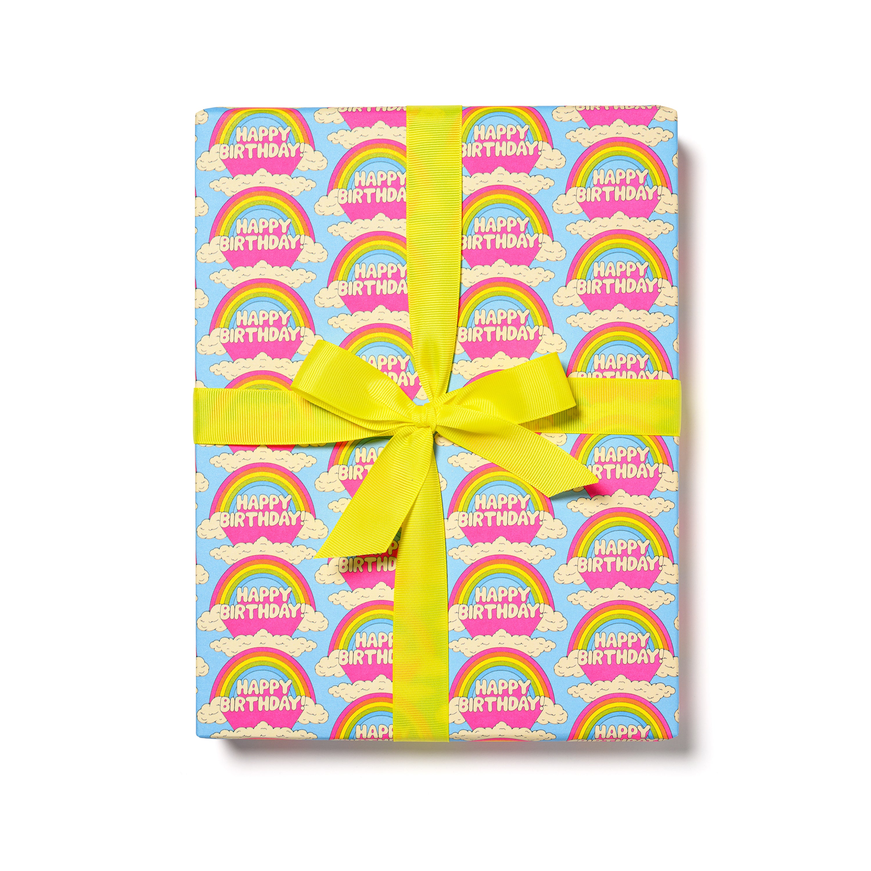 All Over Rainbows wrapping paper