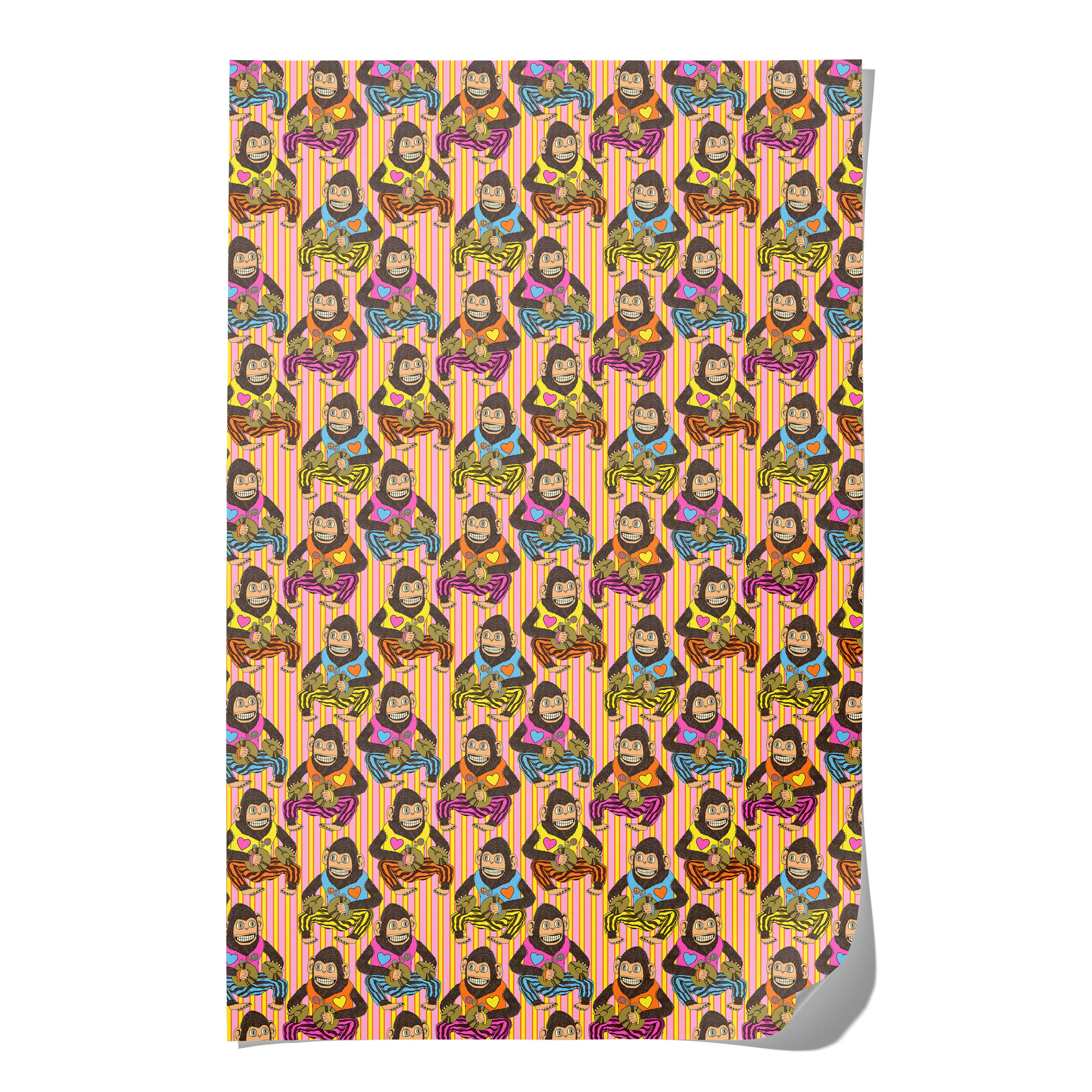 Love You Weirdo wrapping paper Single