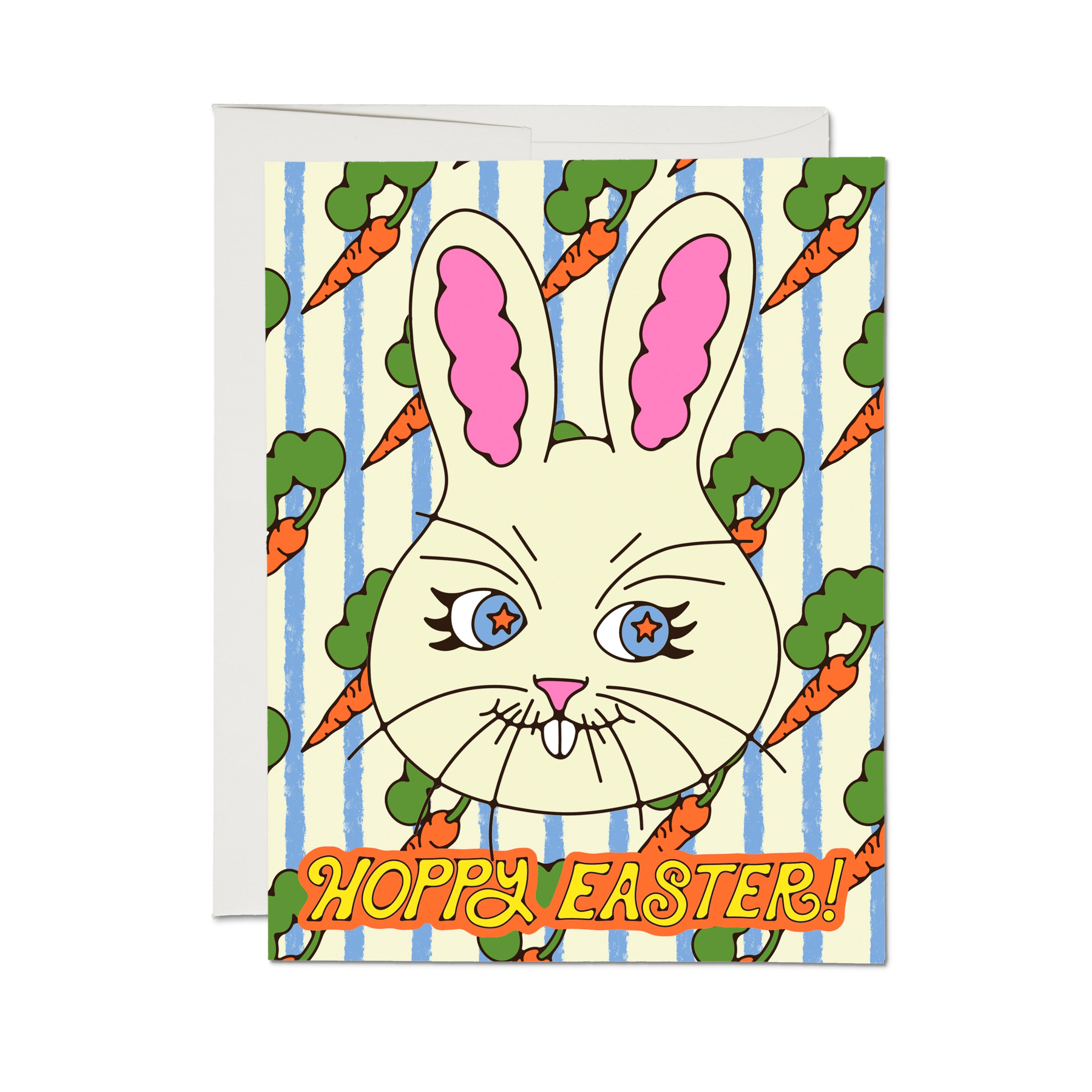 Hoppy Easter greeting card Single