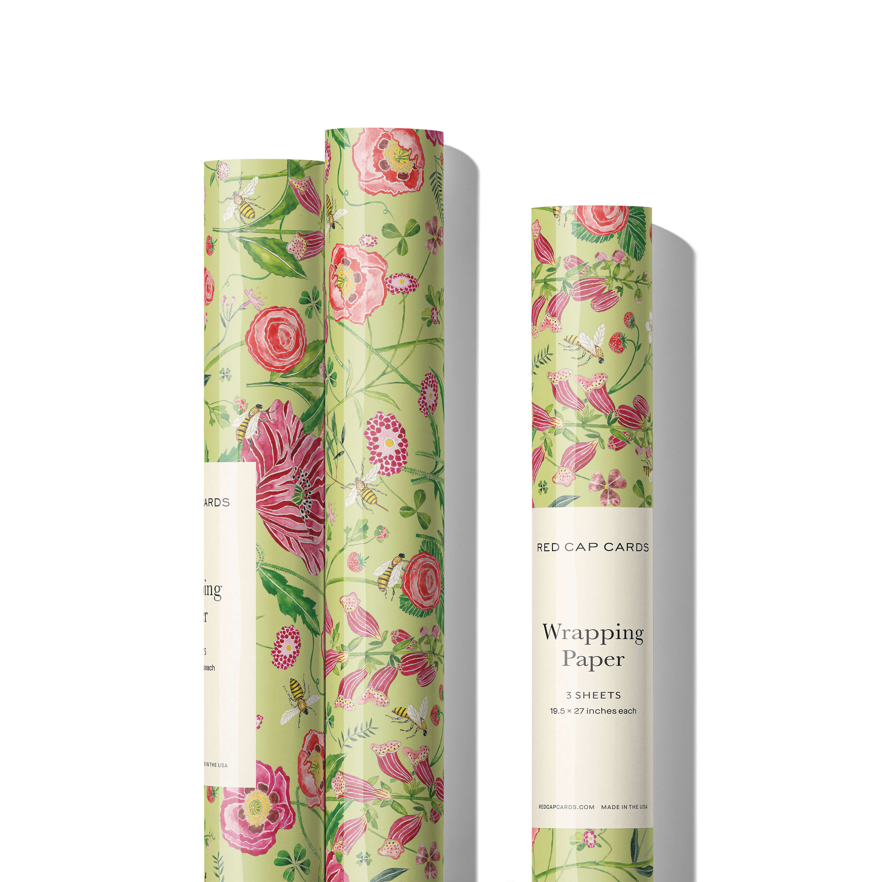 Bees wrapping paper Single