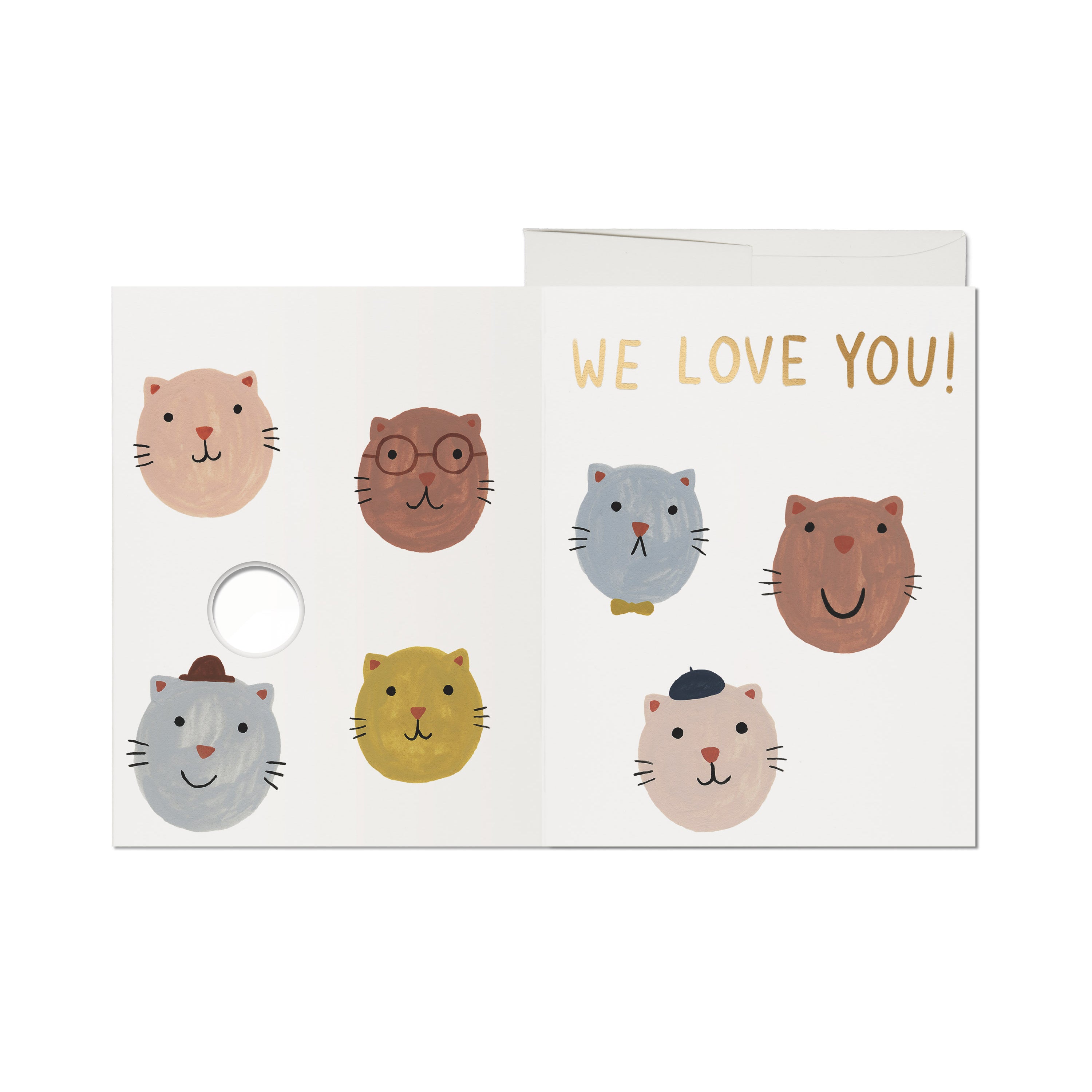 Lots of Cats greeting card