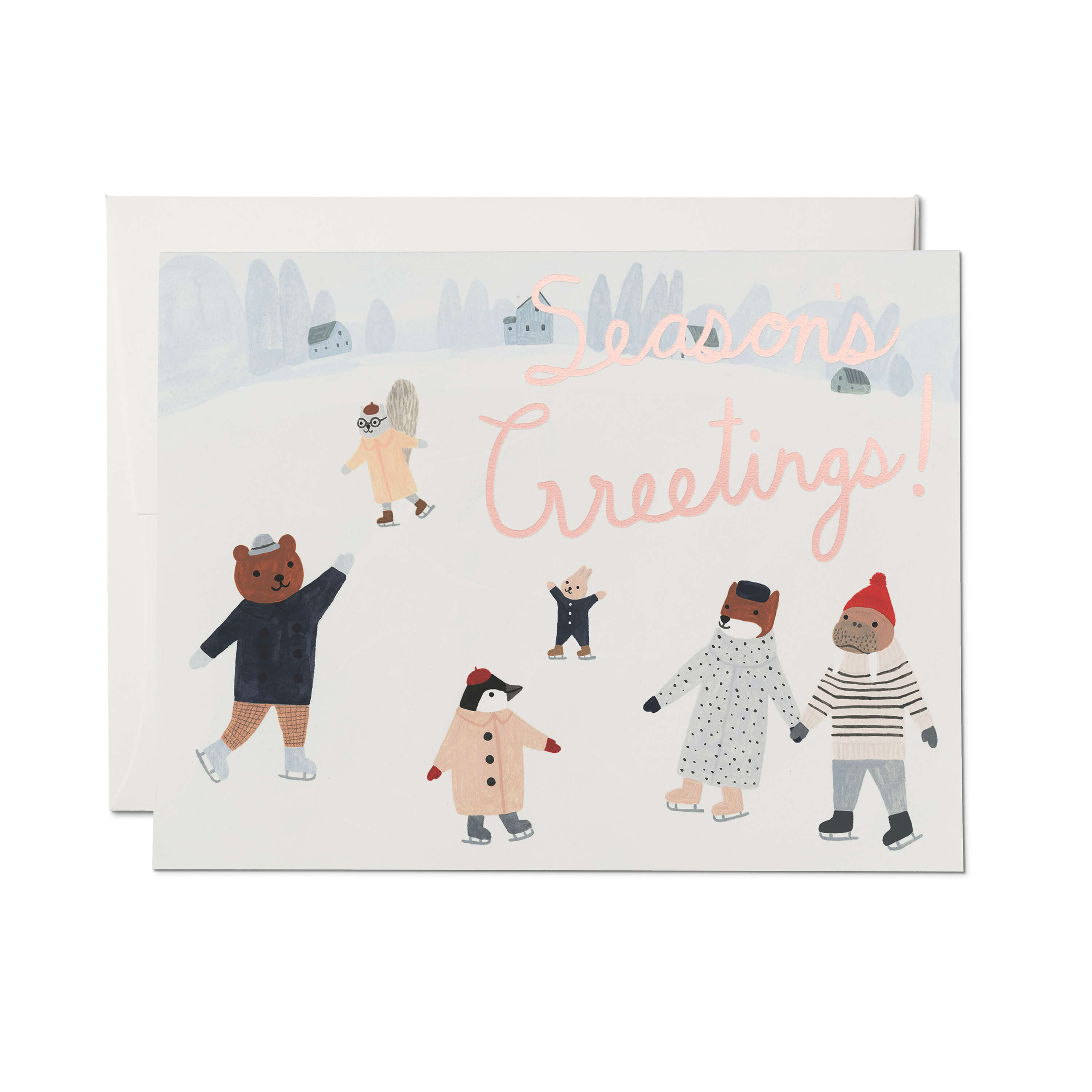 Ice Animals greeting card Single