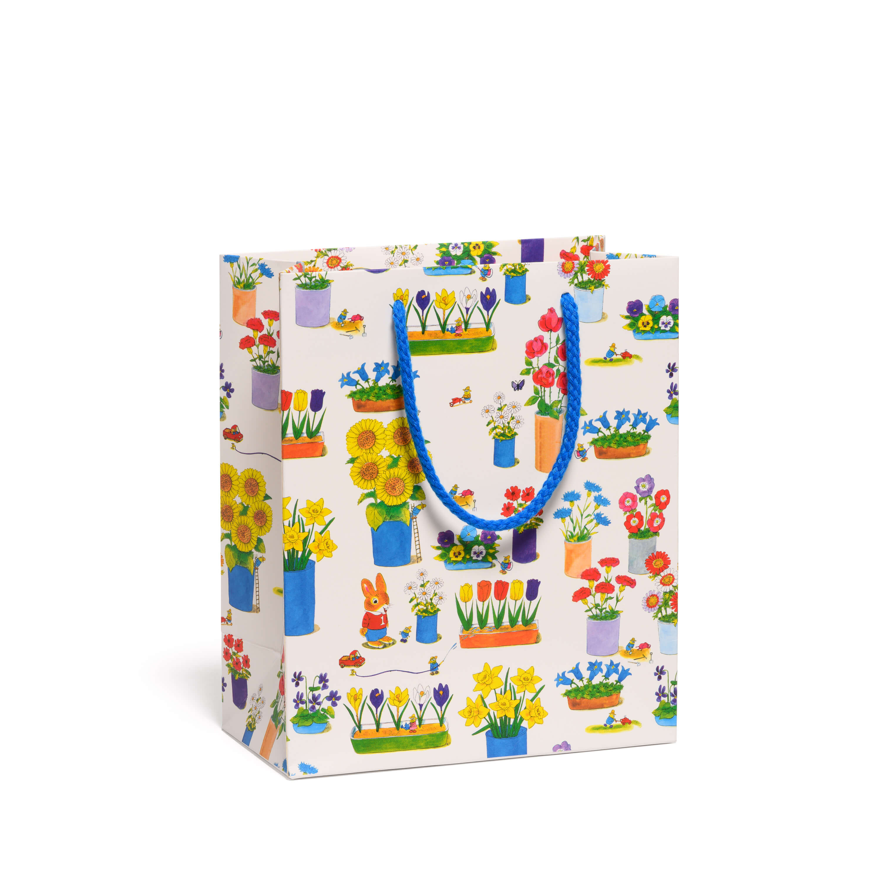 Busytown Flowers medium gift bag