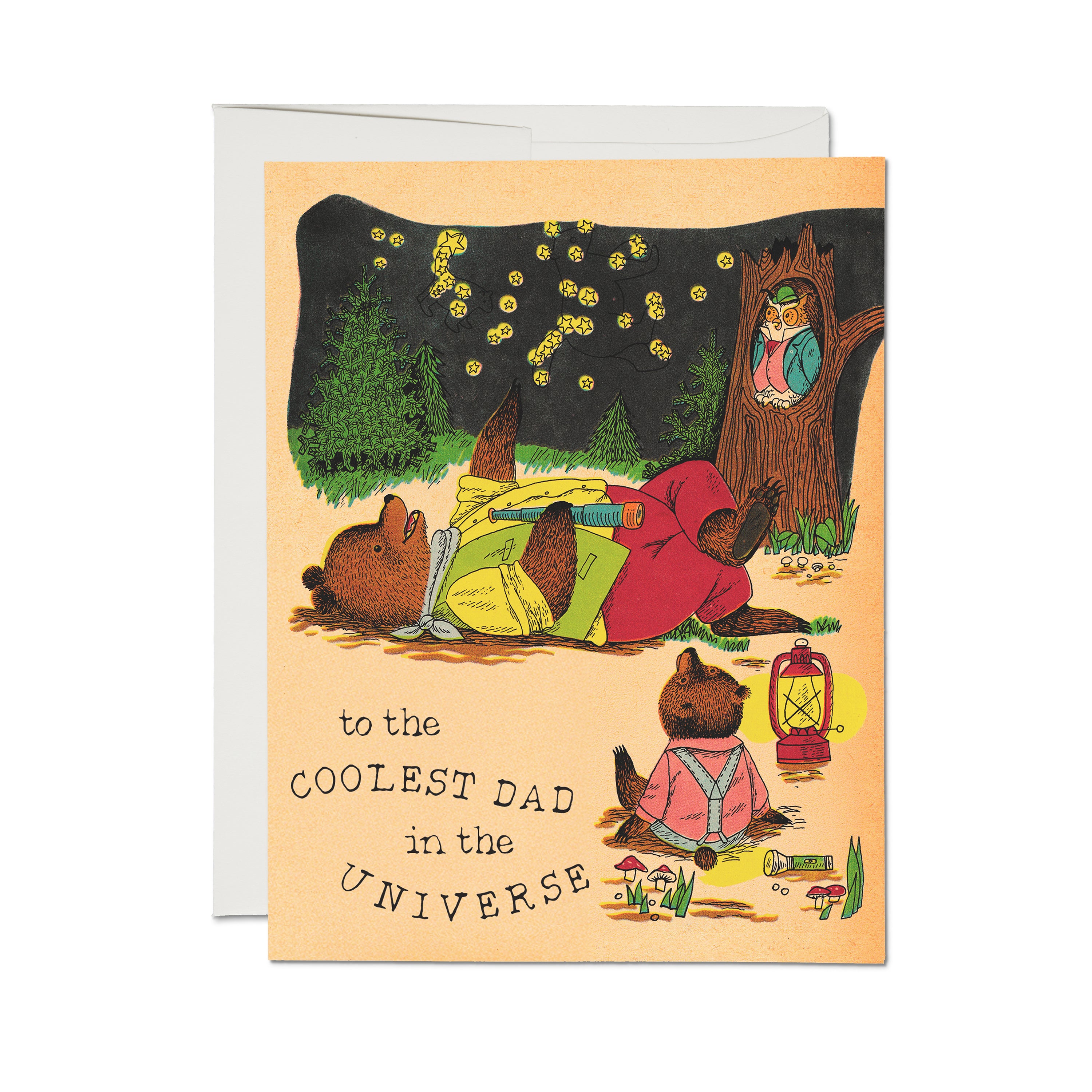 Coolest Dad greeting card Single