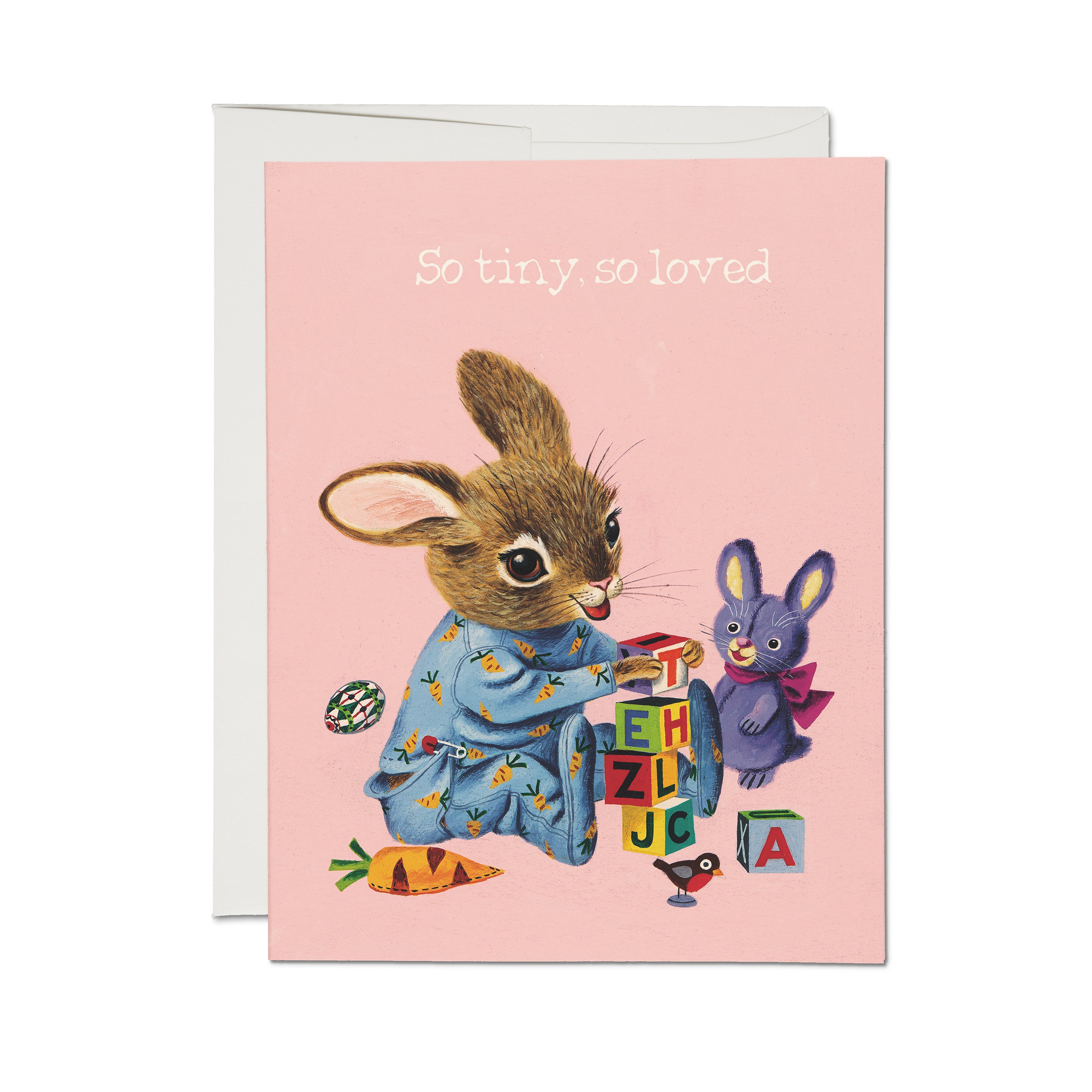 So Tiny, So Loved greeting card Single