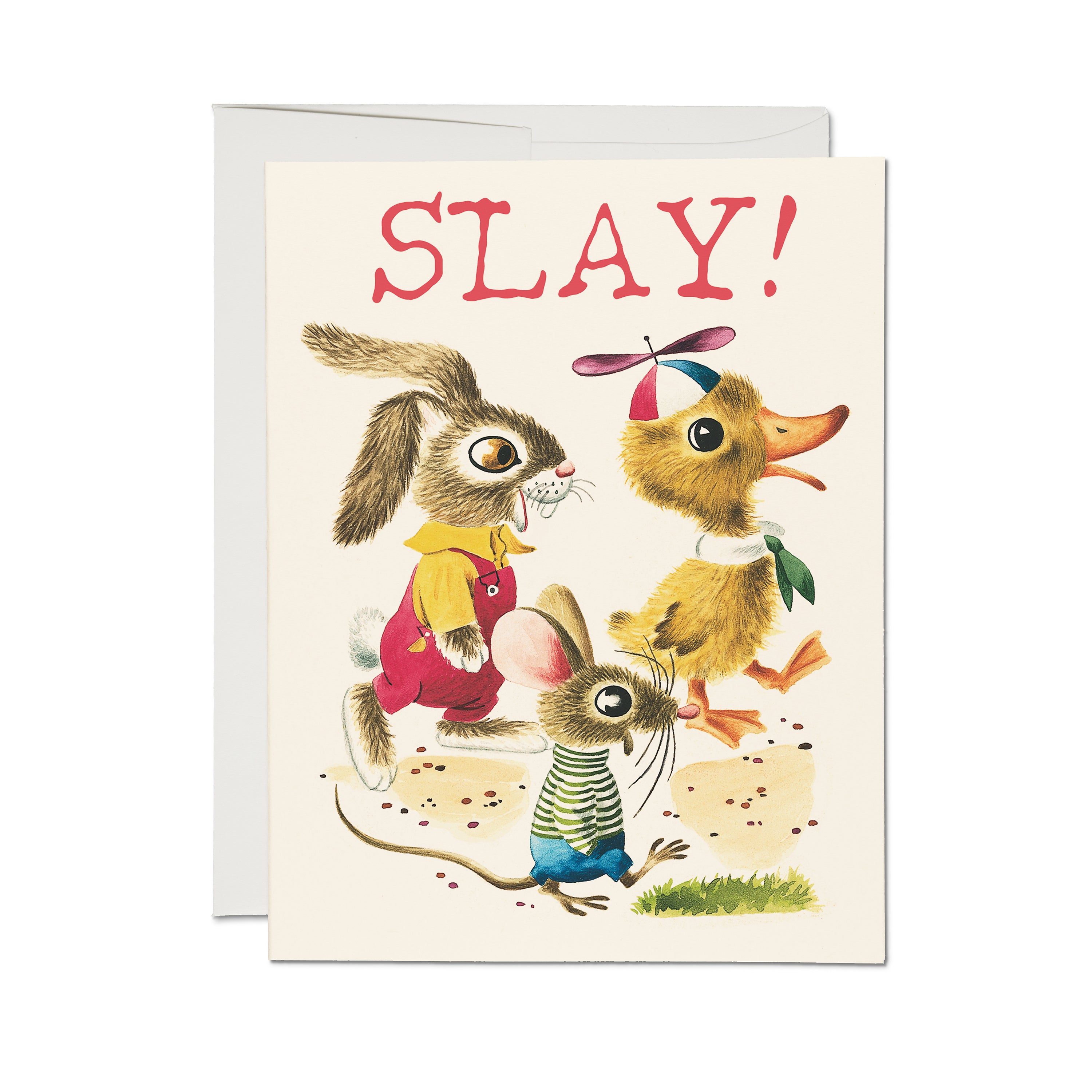 Slay Buddies greeting card Single