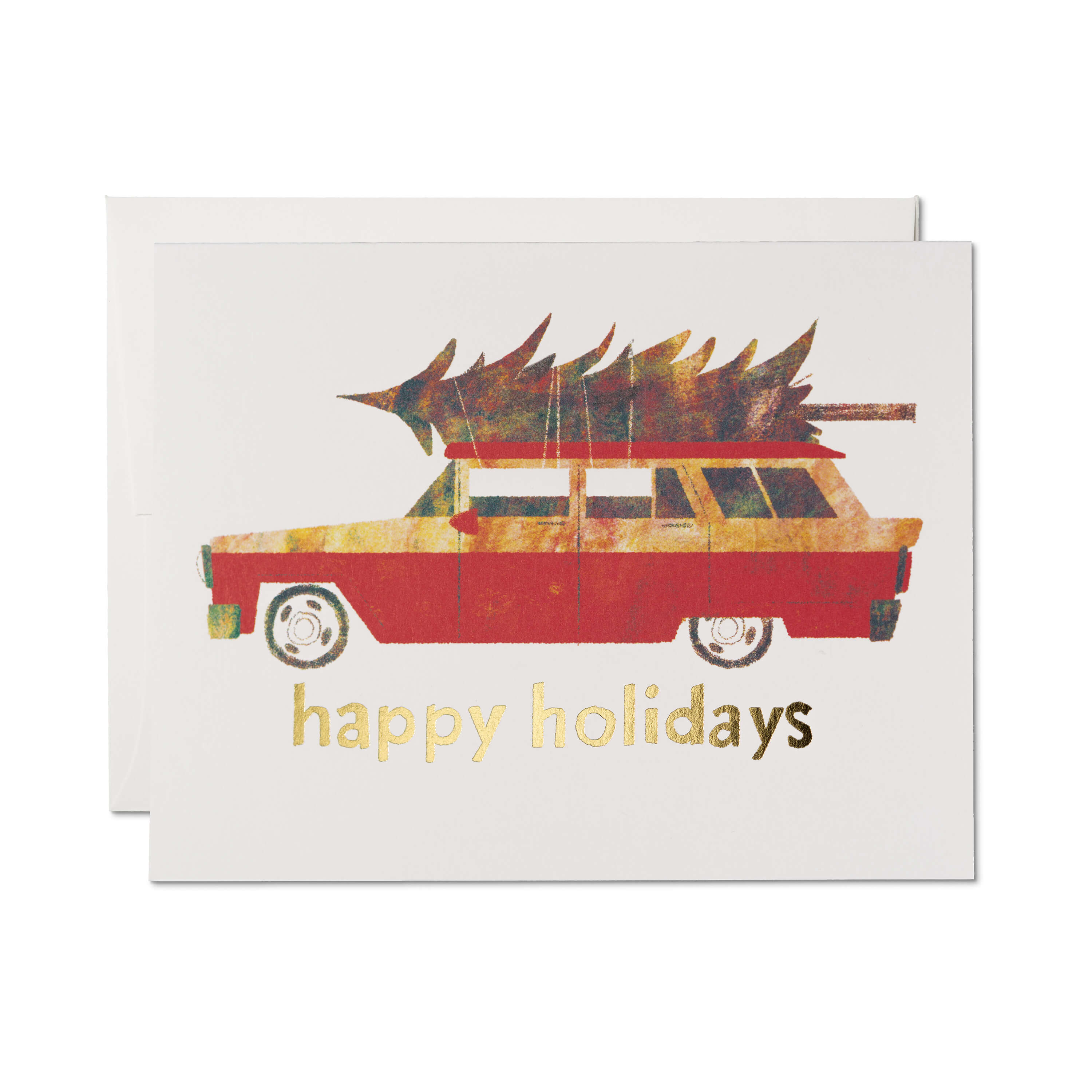 Holiday Chevy greeting card Single