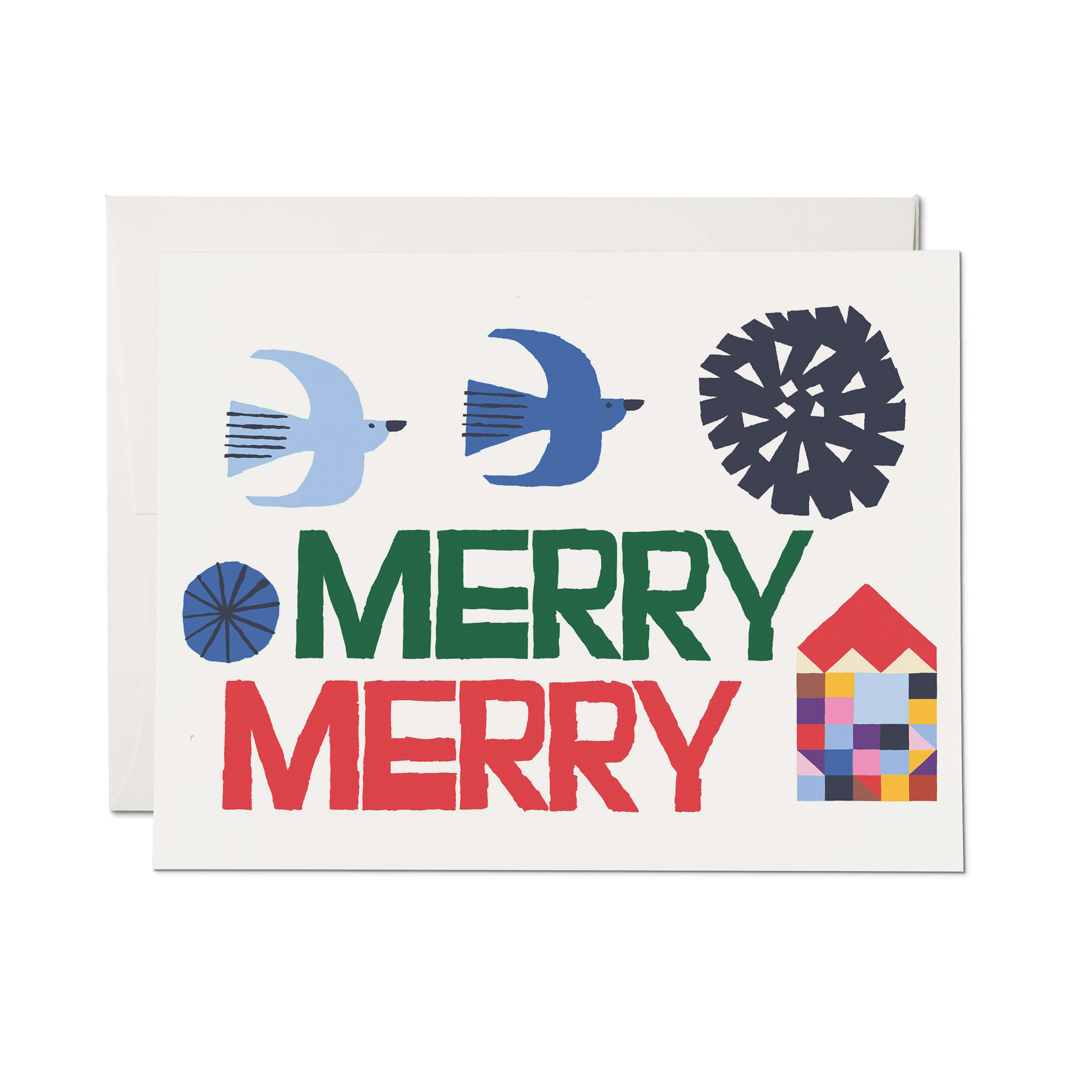 Merry Merry greeting card Single