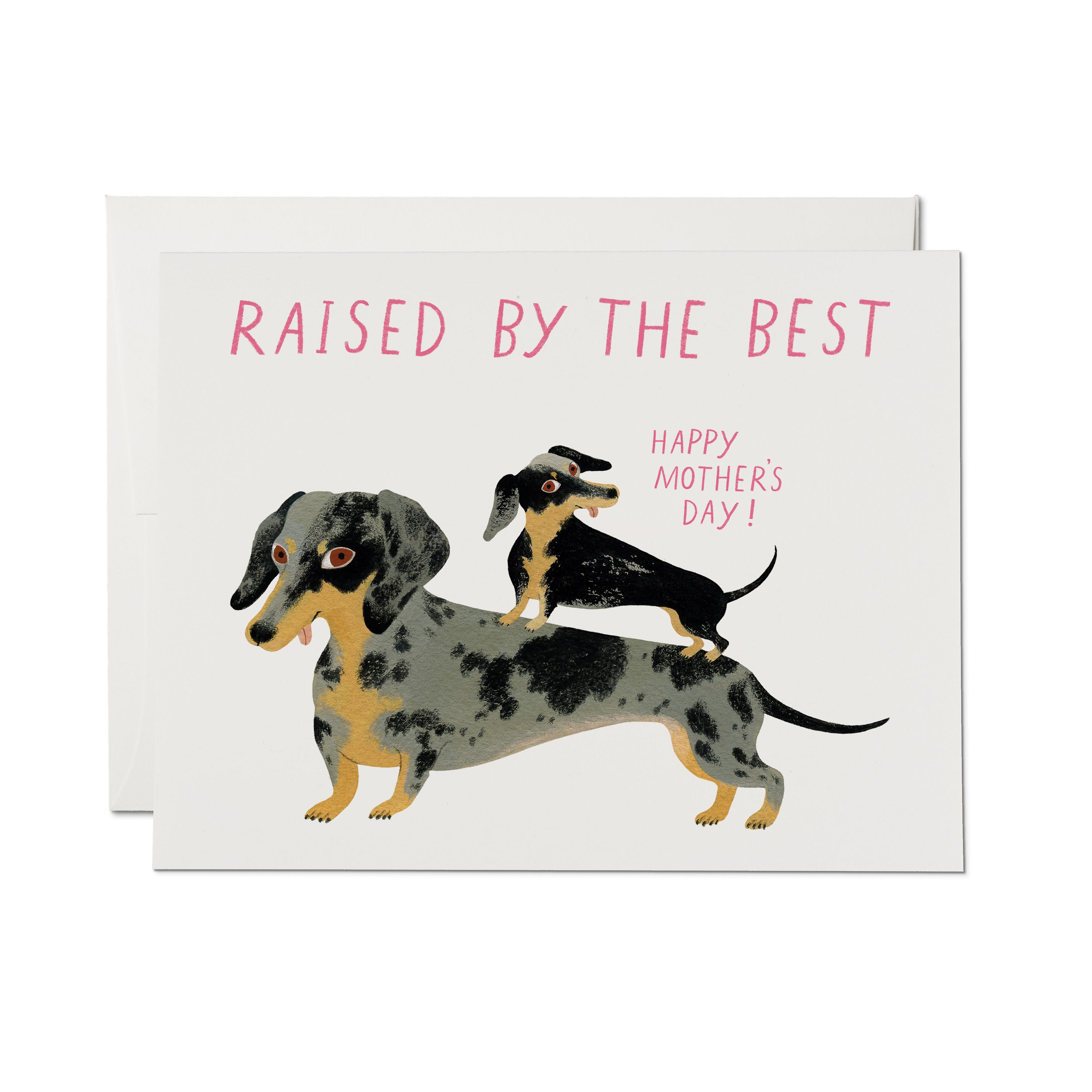 Raised by the Best greeting card Single