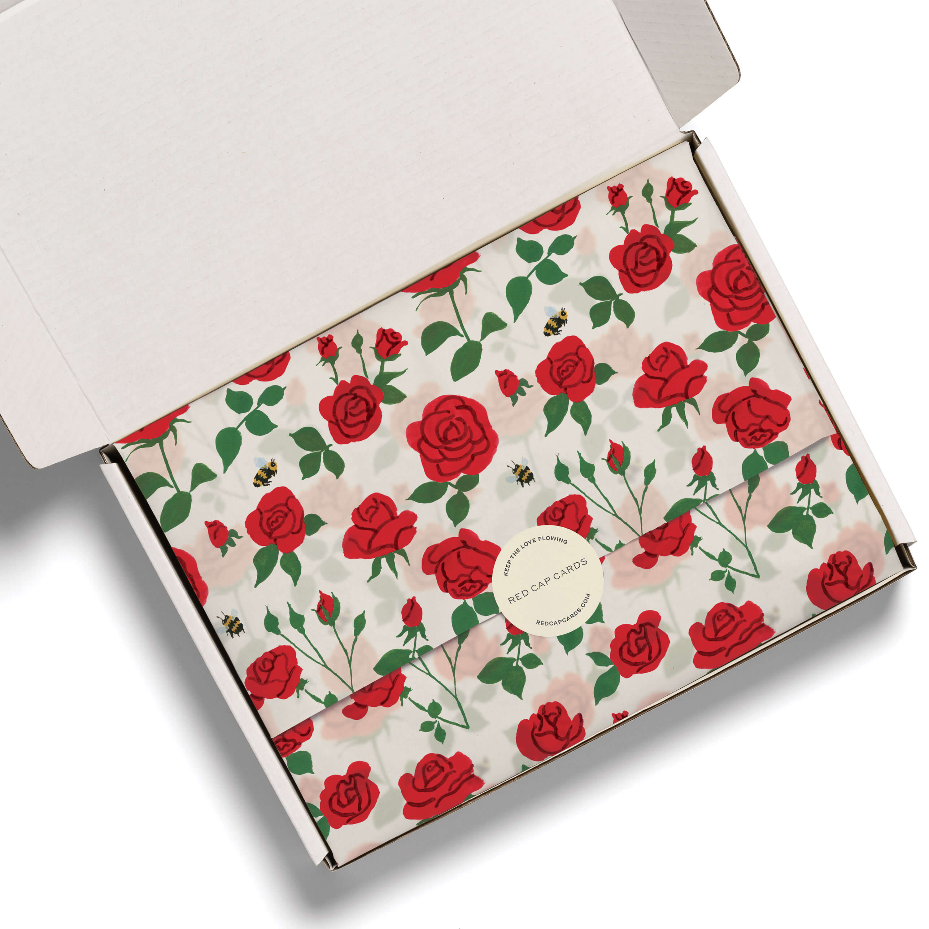 Blooming Rose tissue paper 5 Sheets