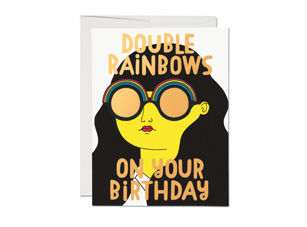 Double Rainbows – Red Cap Cards